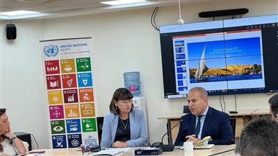 مدير مركز القاهرة الدولي ينسق مع فريق الأمم المتحدة القطري النسخة الرابعة من منتدى أسوان للسلام والتنمية