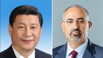  نائب رئيس مجلس القيادة الرئاسي في اليمن يهنئ الرئيس الصيني بالذكرى 74 لتأسيس الجمهورية