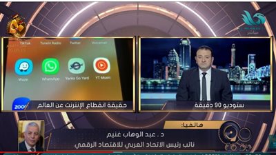 حقيقة انقطاع الإنترنت عن العالم من ١١ أكتوبر ولعدة شهور..رئيس الاتحاد العربي للاقتصاد الرقمي يوضح