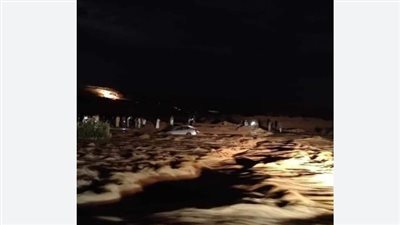 السيول تضرب مرسى مطروح ووادي الرمل والكيلو ٤