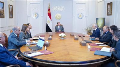 السيسي يبحث مع مسؤولي شركة دانيلي الإيطالية تعزيز الاستثمارات في مجال الصلب