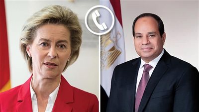 السيسي لرئيس المفوضية الأوروبية: يجب حقن دماء المدنيين وإيصال المساعدات للفلسطينيين