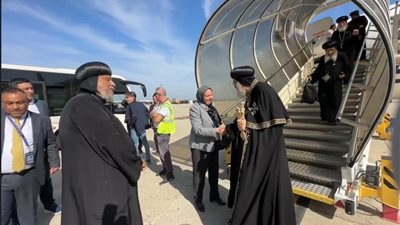 قنصل مصر في ميلانو تستقبل البابا تواضروس خلال زيارته إلى إيطاليا