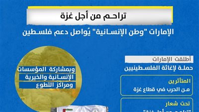 تراحم من أجل غزة.. الإمارات 