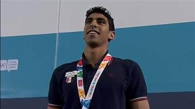 واقعة مُشينة من الاتحاد الدولي للسباحة.. حذف صور المصري المتوج بالذهبية لدعمه فلسطين