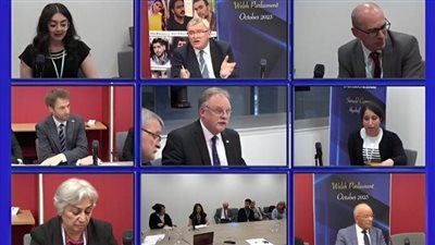 مؤتمر في برلمان ويلز لدعم انتفاضة الشعب الإيراني 