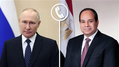 الرئيس السيسي يناقش مع نظيره الروسي تطورات الأوضاع في غزة 