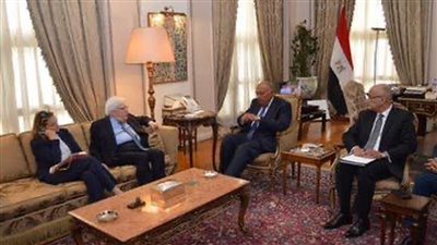 وزير الخارجية يستقبل وكيل الأمين العام للأمم المتحدة للشئون الإنسانية