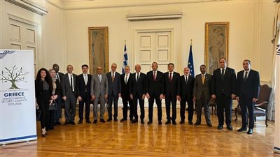 سفير مصر في أثينا يستعرض محددات الموقف العربي تجاه التصعيد الاسرائيلي الفلسطيني الراهن