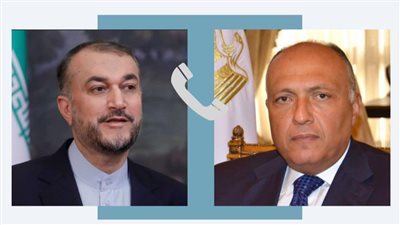 وزير الخارجية يناقش مع نظيره الإيراني تنسيق المواقف بشأن الأوضاع في غزة 