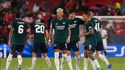 أرسنال يخطف فوزًا صعبًا من أنياب إشبيلية بدوري أبطال أوروبا