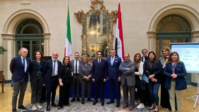  وزير السياحة المصري يعقد لقاءً إعلاميًا موسعًا مع ممثلي أهم وسائل الإعلام الإيطالية