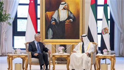 في قصر الوطن بأبوظبي.. أبرز ما جاء خلال لقاء الشيخ محمد بن زايد رئيس الوزراء السنغافوري