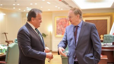 وزير الصحة يستقبل سفير الاتحاد الأوروبي في مصر لبحث التعاون بالملف الصحي