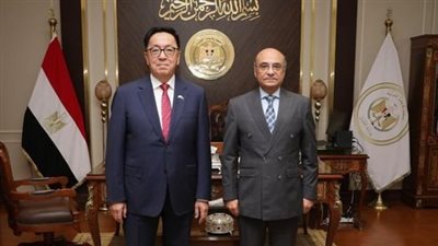وزير العدل يستقبل سفير جمهورية كازاخستان بالقاهرة
