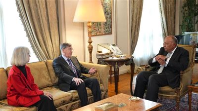 وزير الخارجية يستقبل المبعوث الأمريكي الخاص للقضايا الإنسانية في الشرق الأوسط