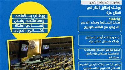 ما هو مشروع القرار العربي بالأمم المتحدة بشأن قطاع غزة؟ (انفوجراف)