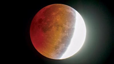  تفاصيل خسوف القمر الجزئي من البداية للنهاية وموعد حدوث الظاهرة على مصر