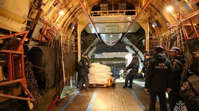 روسيا تُعلن نقل 28 طنا من المساعدات الإنسانية لسكان غزة