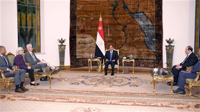 السيسي يناقش مع مدير وكالة المخابرات الأمريكية وقف التصعيد في غزة