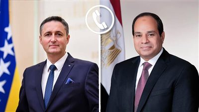 السيسي يبحث مع عضو مجلس رئاسة البوسنة والهرسك الصراع في غزة