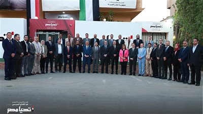 الحملة الرسمية للمرشح الرئاسي عبد الفتاح السيسي تستقبل وفد من النقابة العامة للعاملين بالبترول