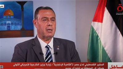  السفير الفلسطيني لدى مصر: مصر ترعى المصالحة الفلسطينية ونحن نتمسك بهذا الدور (فيديو)