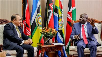 السفير المصري في نيروبي يلتقي بنائب الرئيس الكيني