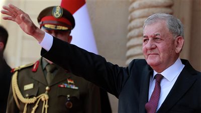 رئيس العراق خلال لقائه مع ماكرون: حريصون على التنسيق المشترك لترسيخ السلام