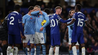 مباراة بـ 8 أهداف.. تعادل مُثير بين تشيلسي ومانشستر سيتي في قمة الجنون