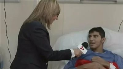  في حلقة مع لميس الحديدي من شمال سيناء.. مصاب فلسطيني يروي مأساته