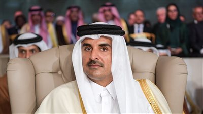أمير قطر يلتقي رئيس اللجنة الأولمبية الدولية
