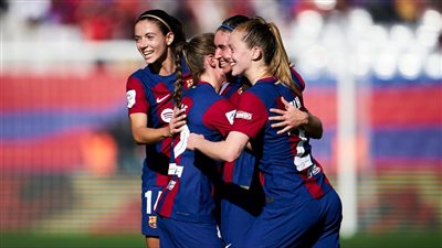 خماسية تاريخية.. سيدات برشلونة يكتسحن ريال مدريد بالدوري الإسباني