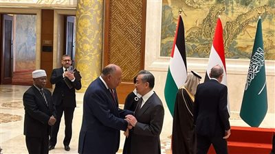 وزير الخارجية وأعضاء اللجنة الوزارية يناقشون في بكين تطورات الأوضاع في غزة