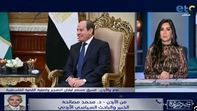 باحث سياسي: مصر والأردن يلعبان دور سياسي على المستوى العربي والإسلامي والعالمي من أجل فلسطين