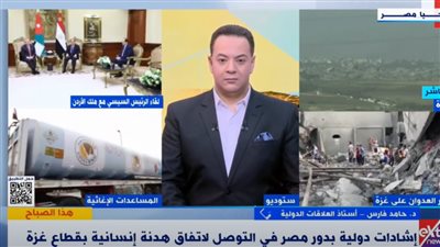 أستاذ علاقات دولية يعلق على مجهودات مصر من أجل إقرار هدنة إنسانية في قطاع غزة (فيديو)