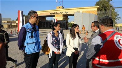 المشاط ترافق رئيسي وزراء إسبانيا وبلجيكا خلال زيارتهما لمعبر رفح