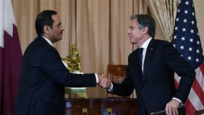 بلينكن يجري اتصالًا هاتفيًا مع وزير الخارجية القطري