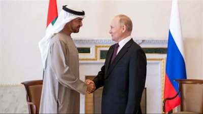  محمد بن زايد خلال مؤتمر صحفي مع بوتين: نثمن دور الرئيس الروسي في تقوية العلاقات بين البلدين (بث مباشر)