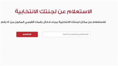  بالرقم القومي.. كيف يتم التعرف على اللجنة الانتخابي؟