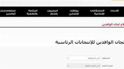 خطوات الاستعلام عن اللجنة الانتخابية 2024 عبر موقع الهيئة الوطنية للانتخابات