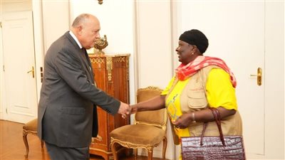 وزير الخارجية يستقبل رئيسة البعثة المشتركة للاتحاد الإفريقي والكوميسا لمتابعة الانتخابات الرئاسية 