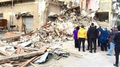 انتشار الجثة الثانية من أسفل أنقاض منزل منهار ببني سويف 