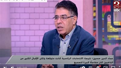 عضو مجلس الشيوخ المصري: الإقبال الكبير من المواطنين كان مفاجأة للجميع (فيديو)