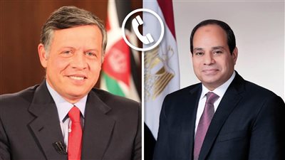 السيسي يناقش مع عاهل الأردن جهود إنفاذ المساعدات في غزة