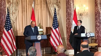 هاتفيًا.. تفاصيل مباحثات شكري وبلينكن 