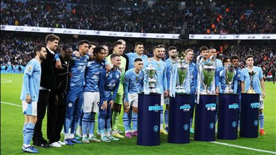 احتفالا بالخماسية التاريخية.. مانشستر سيتي يتفوق على شيفيلد في الشوط الأول