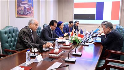 وزير الصحة يستقبل مستشار الرئيس الفرنسي لبحث سبل التعاون بين البلدين 