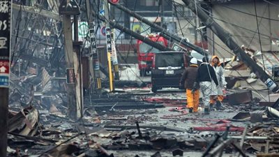  حصيلة ضحايا الزلزال الذى ضرب وسط اليابان (بث مباشر)