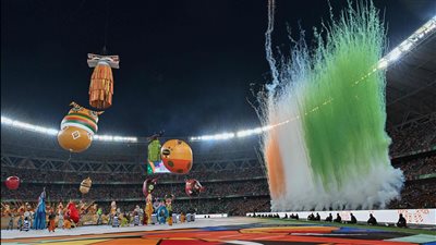 بمشاركة محمد رمضان.. حفل افتتاح مميز لـ أمم إفريقيا بكوت ديفوار (صور)